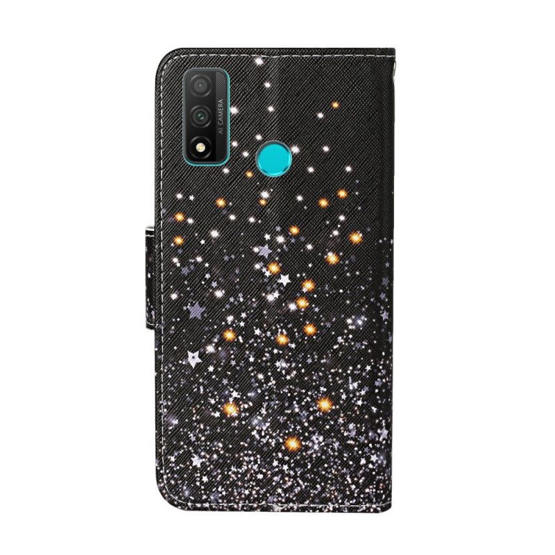 Housse Oneplus 8t Étoiles Et Paillettes Avec Lanière