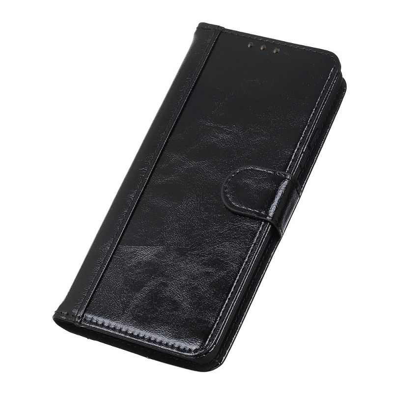 Housse Oneplus 8t Style Cuir Brillant Fendu