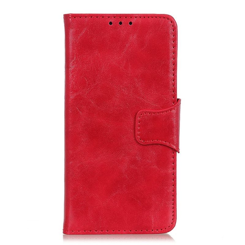 Housse Oneplus 9 Cuir Fendu Fermoir Réversible