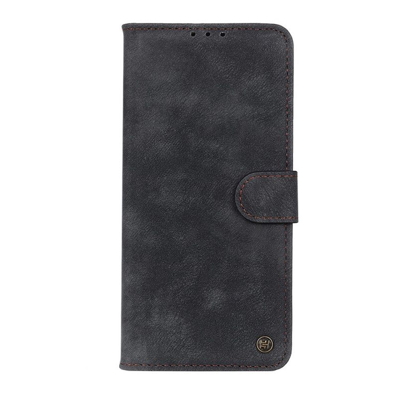 Housse Oneplus 9 Style Cuir Vintage Rivet