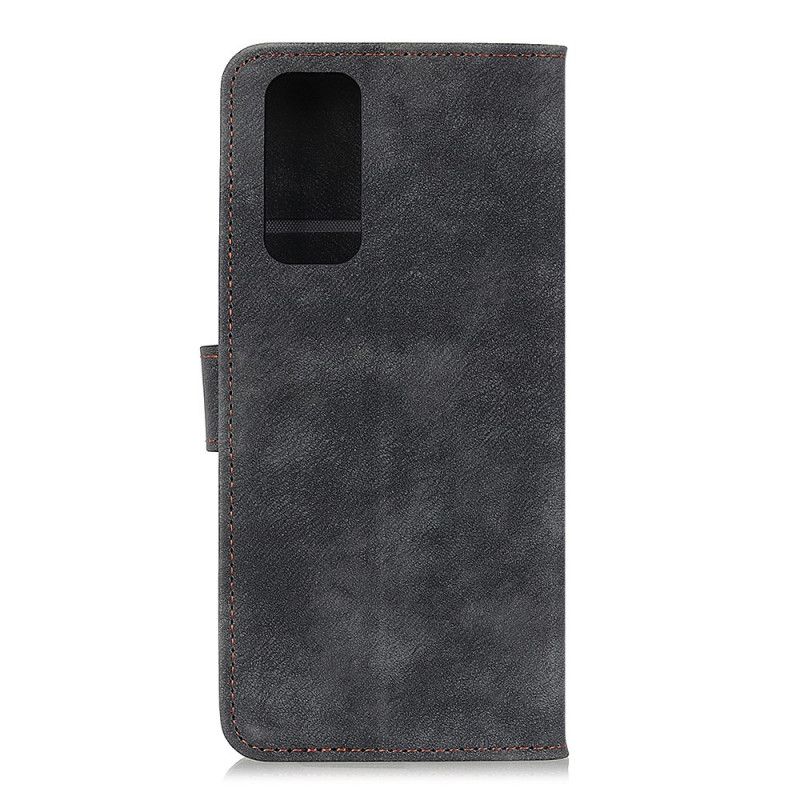 Housse Oneplus 9 Style Cuir Vintage Rivet