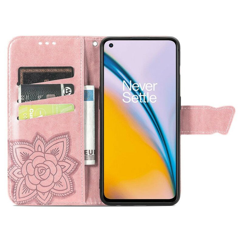 Housse OnePlus Nord 2 5G Demi Papillons