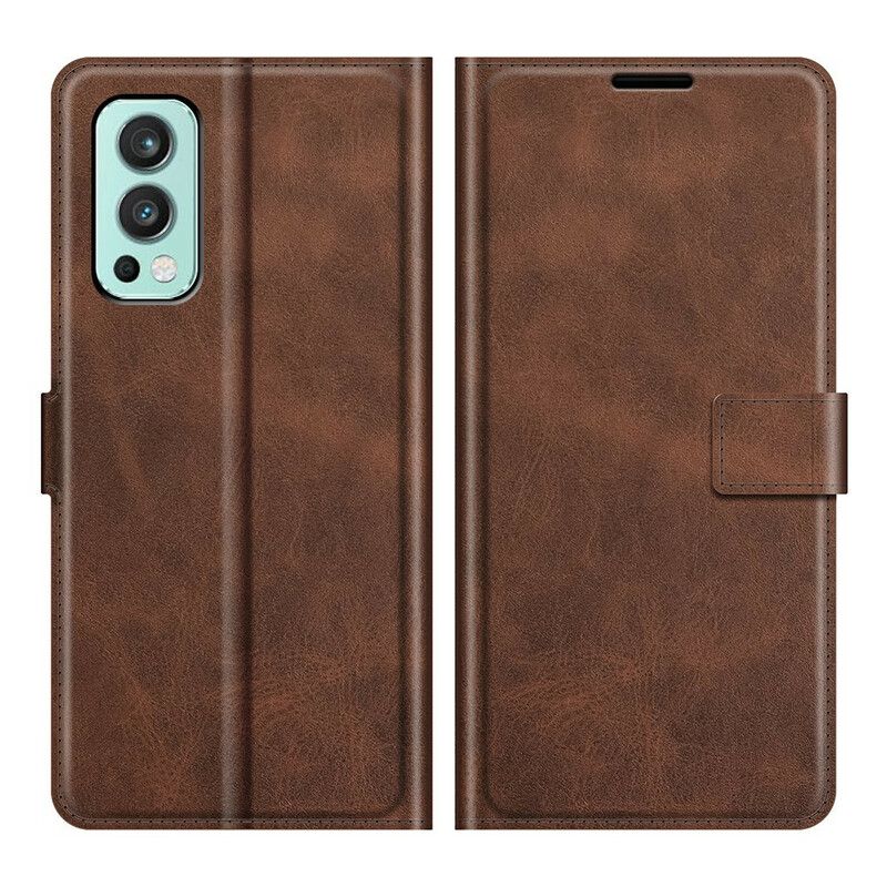 Housse OnePlus Nord 2 5G Effet Cuir Slim Extrême