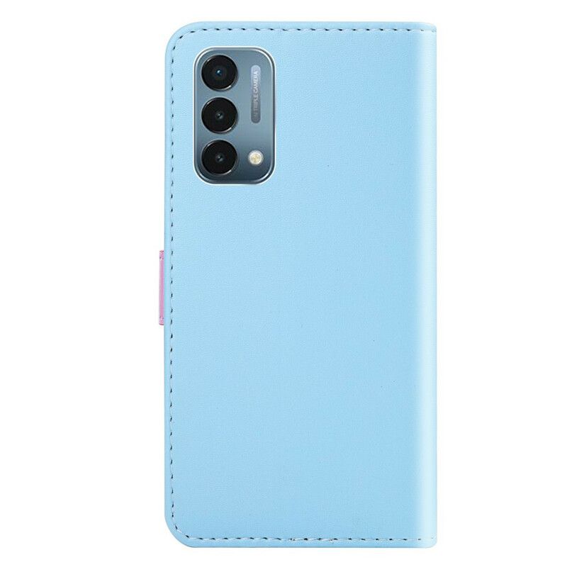 Housse OnePlus Nord 2 5G Effet Cuir Tricolore