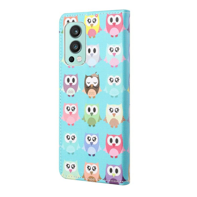 Housse OnePlus Nord 2 5G Multiples Hiboux