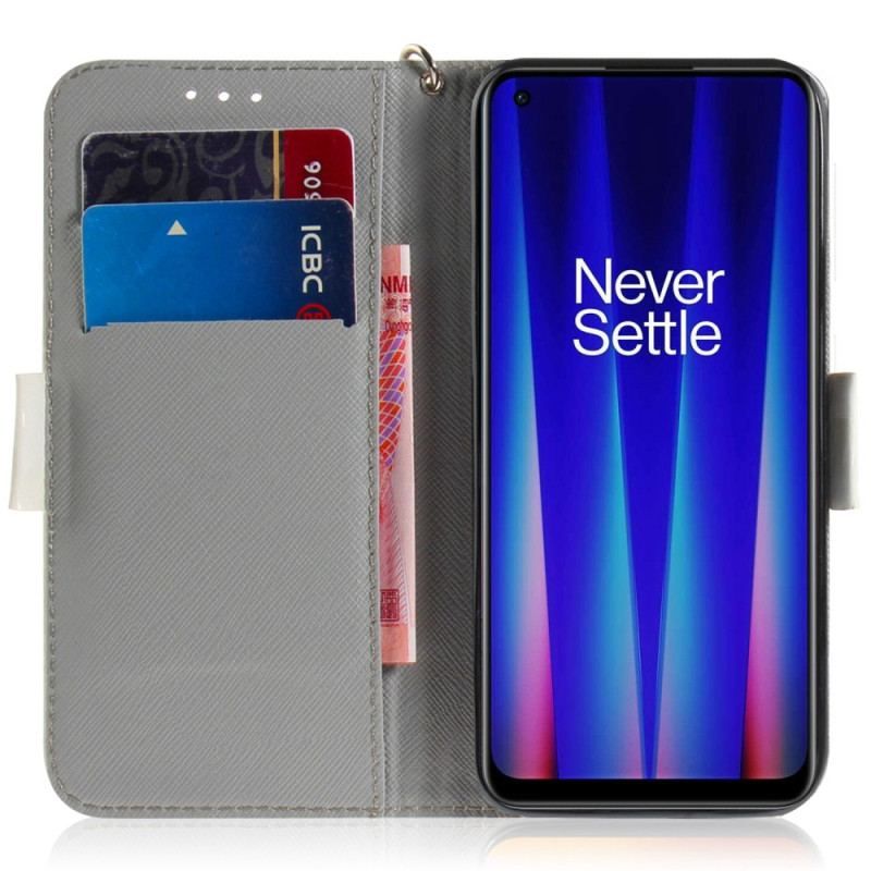 Housse OnePlus Nord 2T 5G Animaux Safari à Lanière