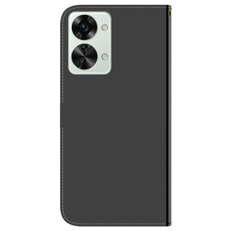 Housse OnePlus Nord 2T 5G Effet Miroir Simili Cuir