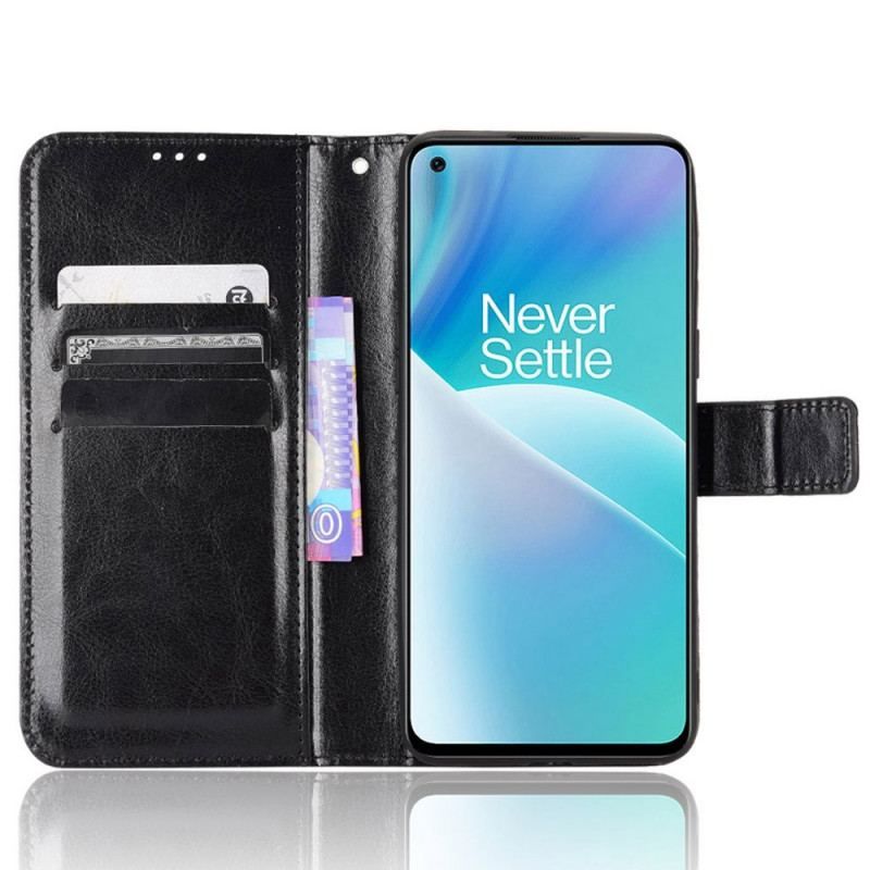 Housse OnePlus Nord 2T 5G Simili Cuir Flashy à Lanière