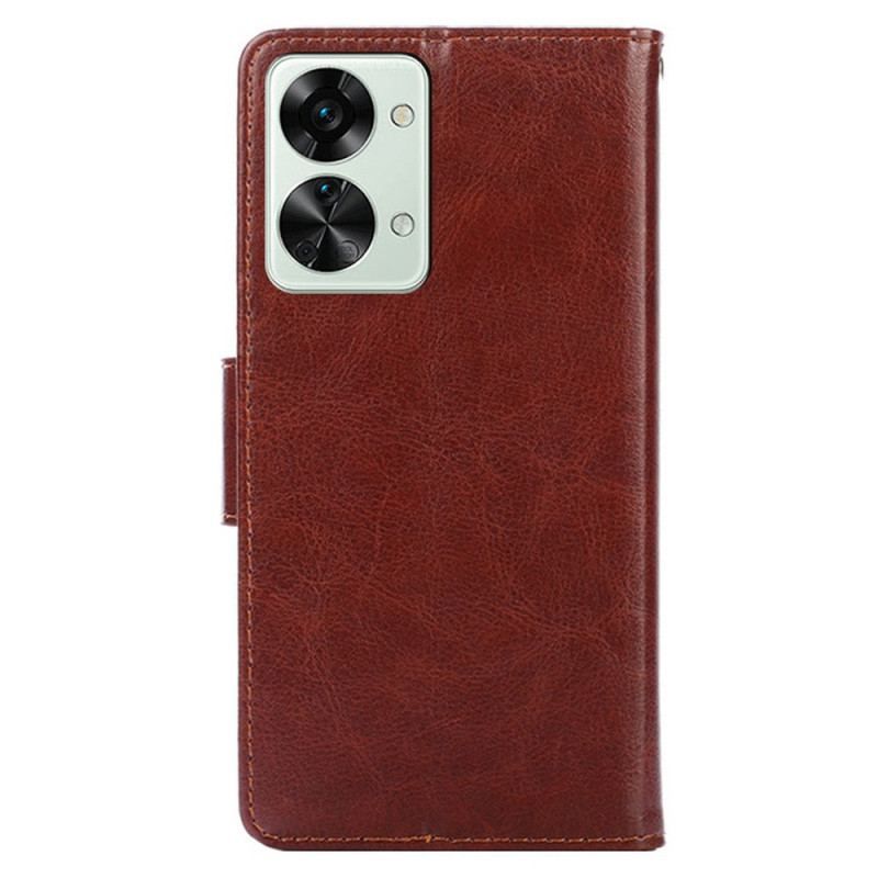 Housse OnePlus Nord 2T 5G Simili Cuir Vintage