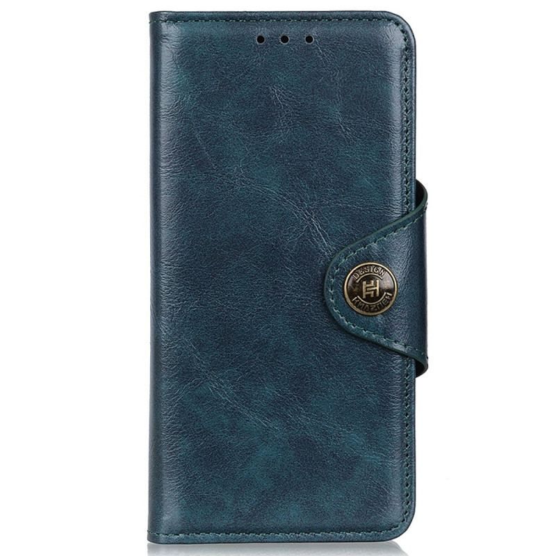 Housse OnePlus Nord 2T 5G Simili Cuir Vintage Bouton