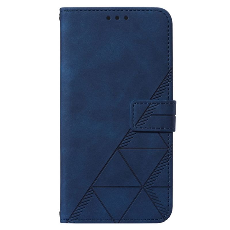 Housse OnePlus Nord 2T Triangles avec Lanière