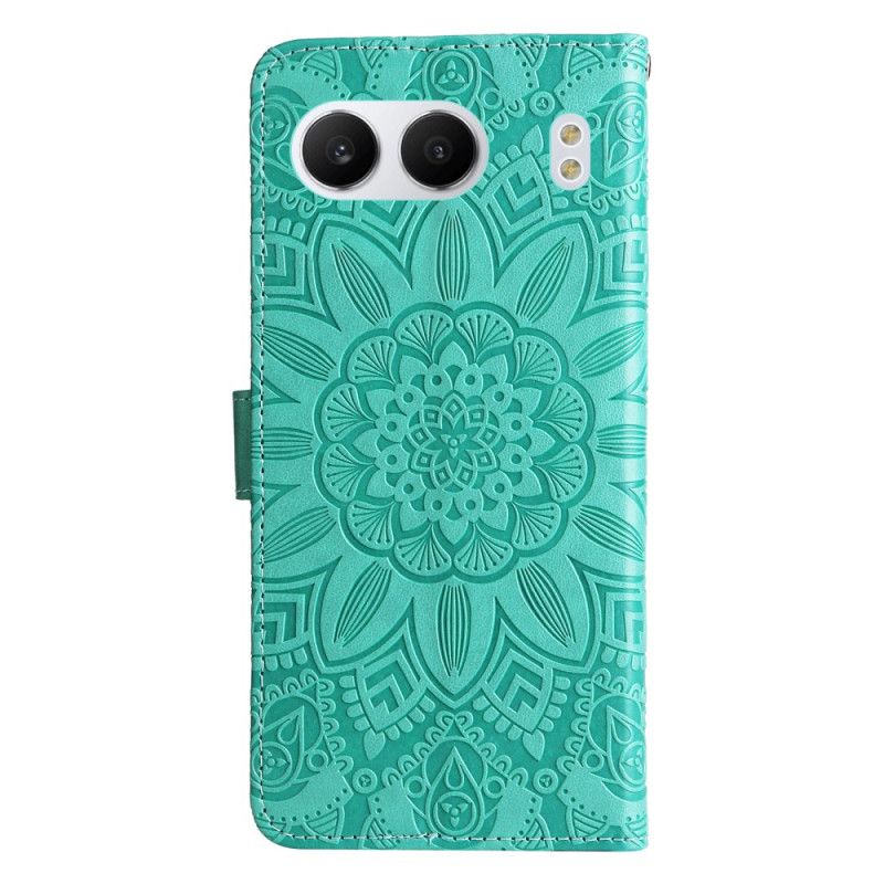 Housse OnePlus Nord 4 Motif Tournesol à Lanière