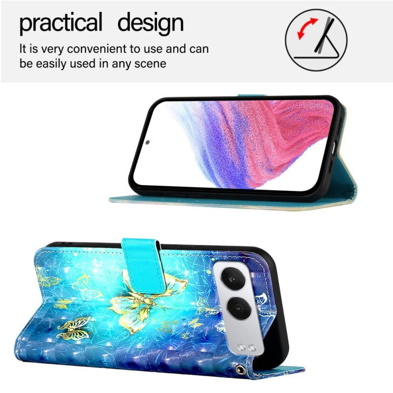 Housse OnePlus Nord 4 Papillons Dorés