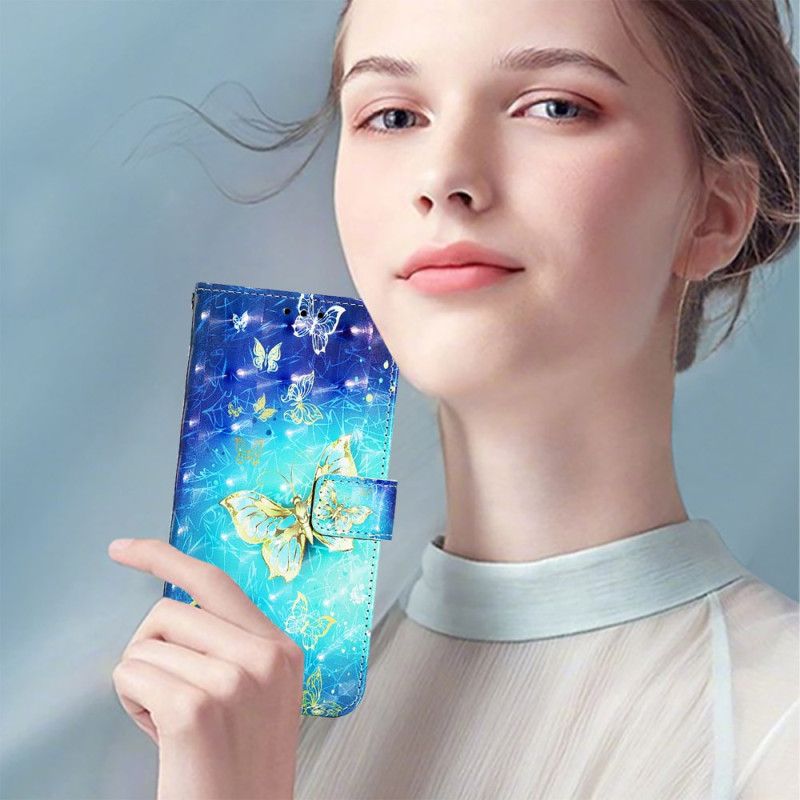 Housse OnePlus Nord 4 Papillons Dorés