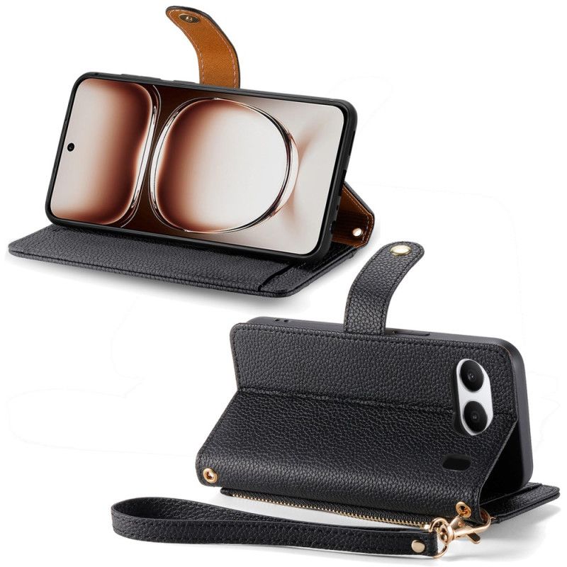 Housse OnePlus Nord 4 Portefeuille Blocage RFID Coeur