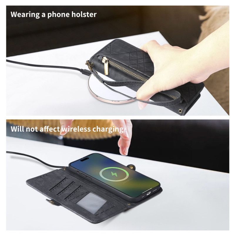 Housse OnePlus Nord 4 Portefeuille Motifs Géométriques