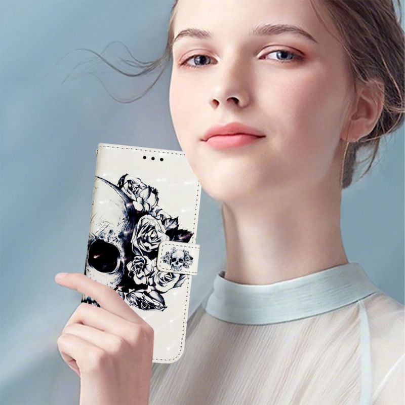 Housse OnePlus Nord 4 Tête de Mort Fleuri