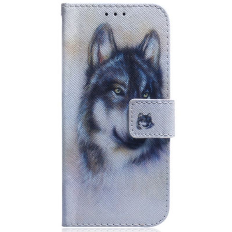 Housse OnePlus Nord 5 5G Loup Aquarelle