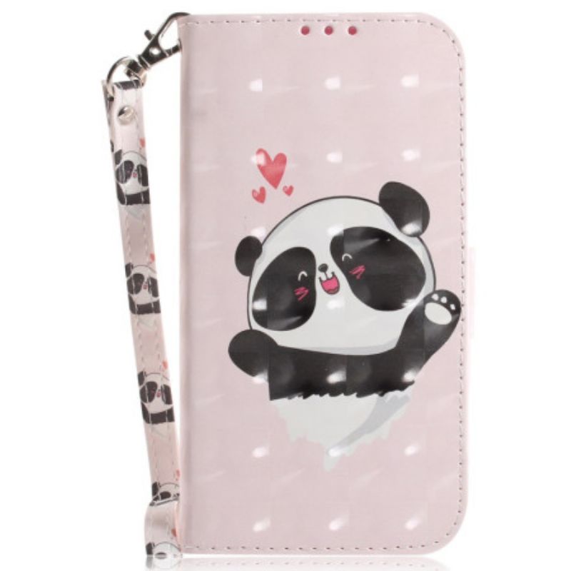 Housse OnePlus Nord 5 5G Panda Love à Lanière