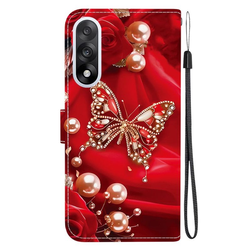 Housse OnePlus Nord 5 5G Papillons Rouges