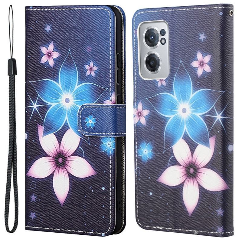 Housse OnePlus Nord CE 2 5G Fleurs Bleue et Rose