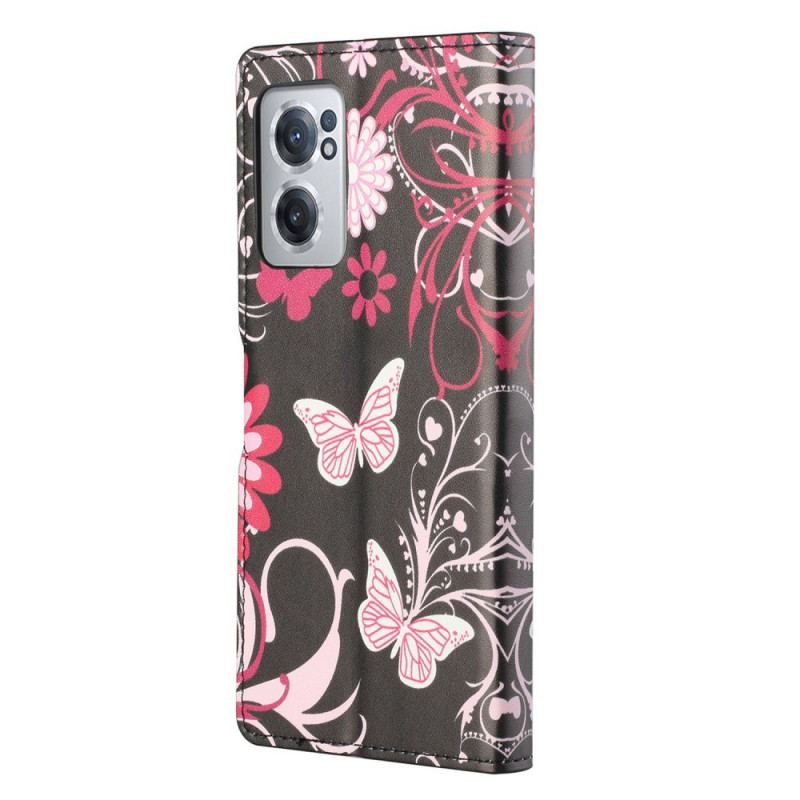 Housse OnePlus Nord CE 2 5G Fleurs et Papillons