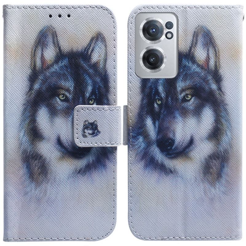 Housse OnePlus Nord CE 2 5G Peinture de Loup