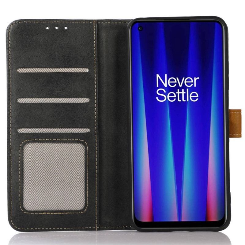 Housse OnePlus Nord CE 2 5G Simili Cuir à Bouton