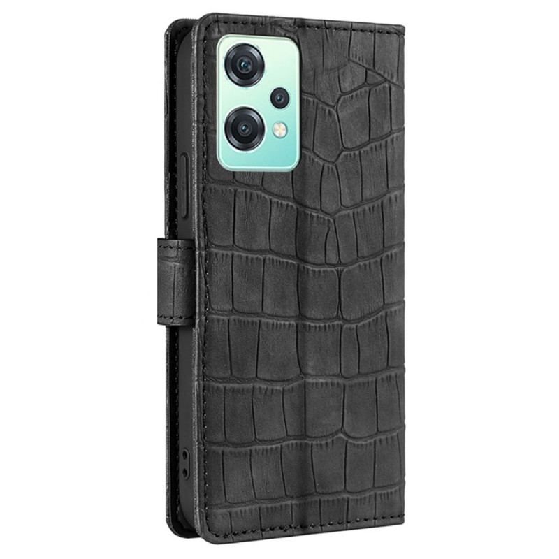 Housse OnePlus Nord CE 2 Lite 5G Style Peau de Crocodile