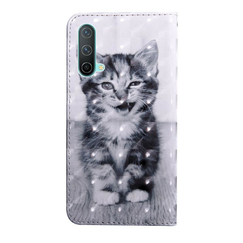 Housse OnePlus Nord CE 5G Chat Noir Et Blanc