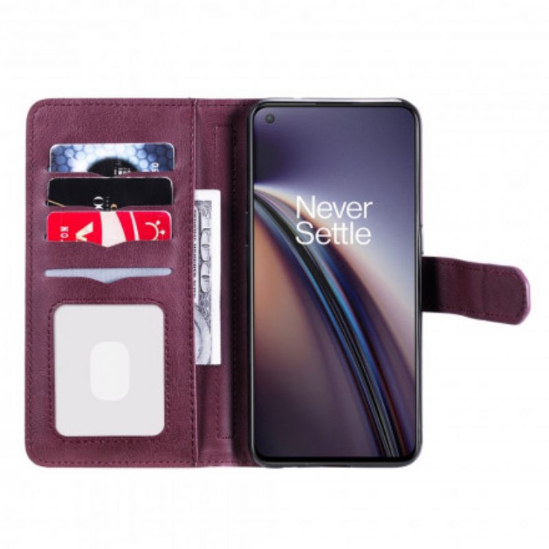 Housse OnePlus Nord CE 5G Multi-fonctions 10 Porte-cartes