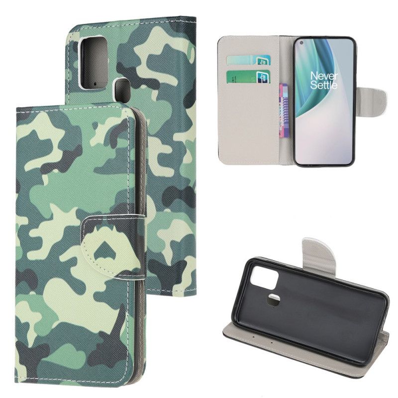 Housse Oneplus Nord N10 Camouflage Militaire