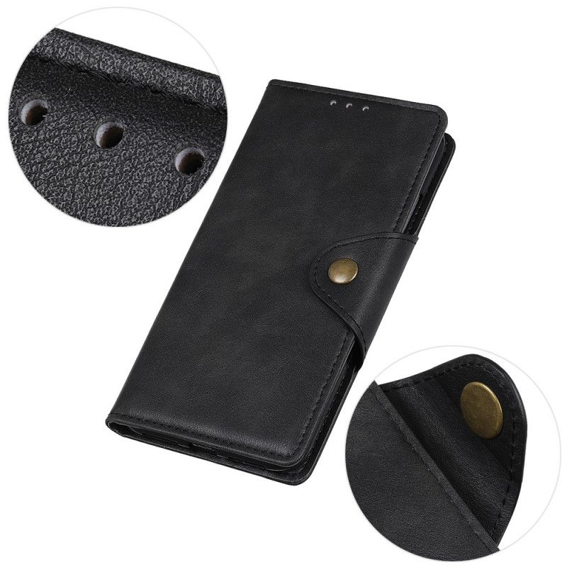 Housse Oneplus Nord N10 Simili Cuir Bouton Décoratif