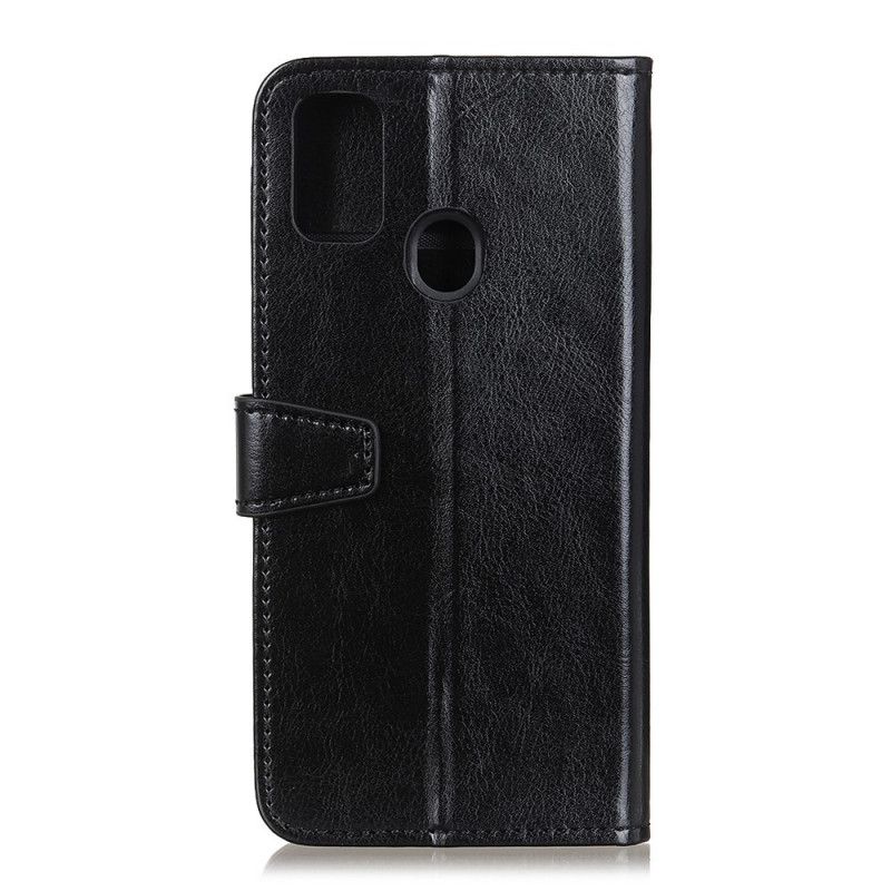 Housse Oneplus Nord N100 Effet Cuir Brillant Simple