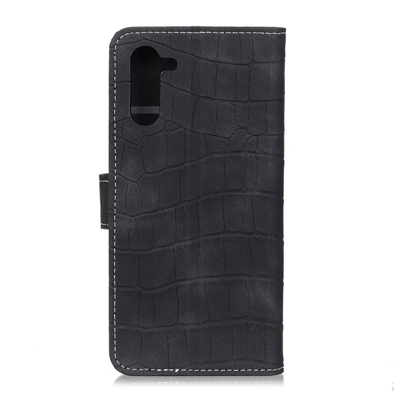 Housse Oneplus Nord Style Peau De Crocodile Vintage