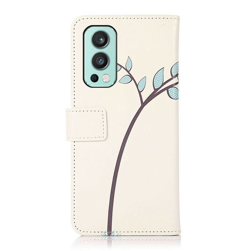 Housse Pour OnePlus Nord 2 5G Couple De Hiboux Sur L'arbre