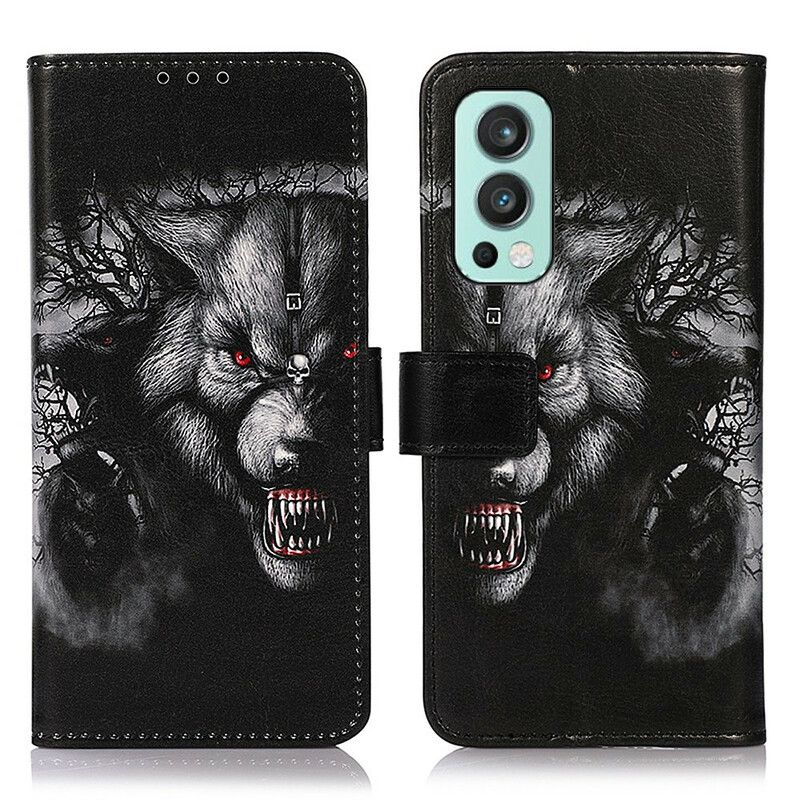 Housse Pour OnePlus Nord 2 5G Loup Garou