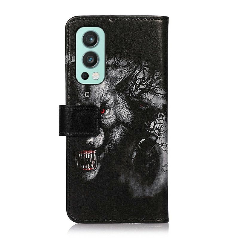 Housse Pour OnePlus Nord 2 5G Loup Garou