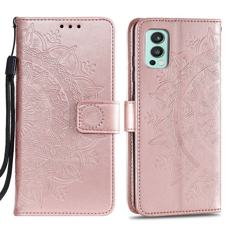 Housse Pour OnePlus Nord 2 5G Mandala Soleil