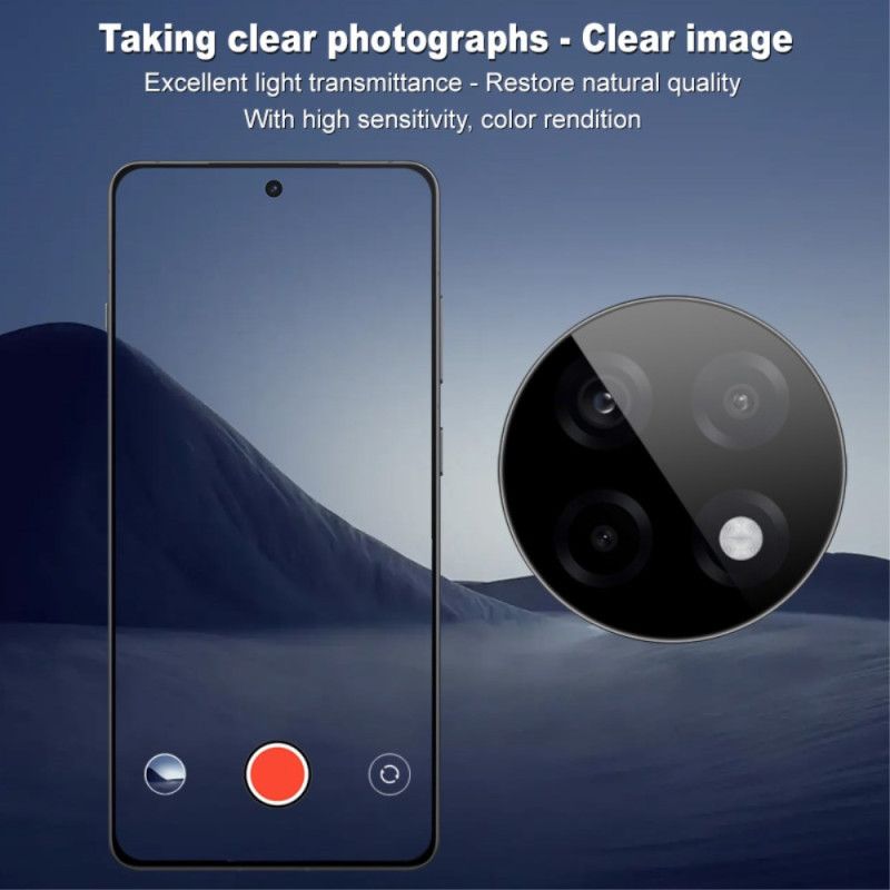 Lentille de Protection en Verre Trempé avec Cadre de ositionnement Automatique pour OnePlus 13R