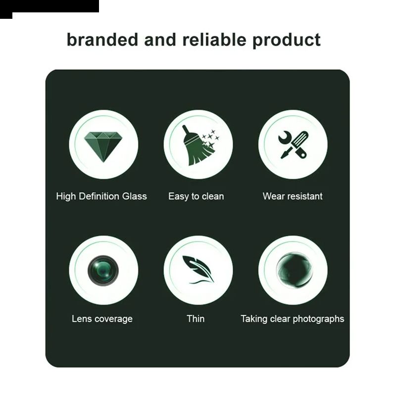 Lentille de Protection en Verre Trempé OnePlus 13R (version noire)