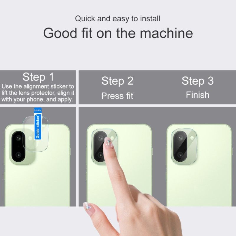 Lentille de Protection en Verre Trempé pour OnePlus 15R