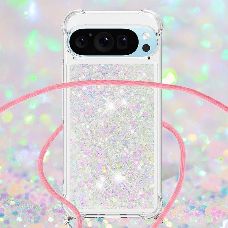 Coque à Cordon Google Pixel 10 / 10 Pro Paillettes