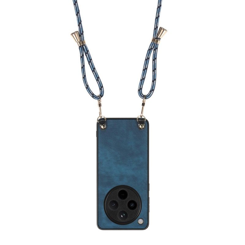 Coque à Cordon Oppo Find X8 Pro Simili Cuir