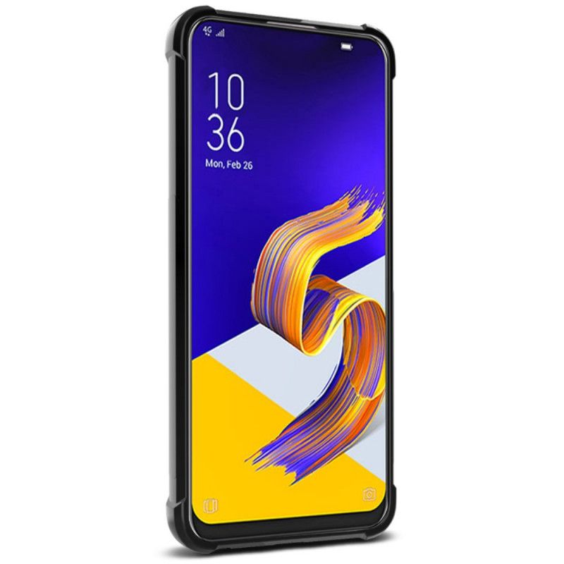 Coque Asus Zenfone 6 Fibre Carbone Brossée Imak