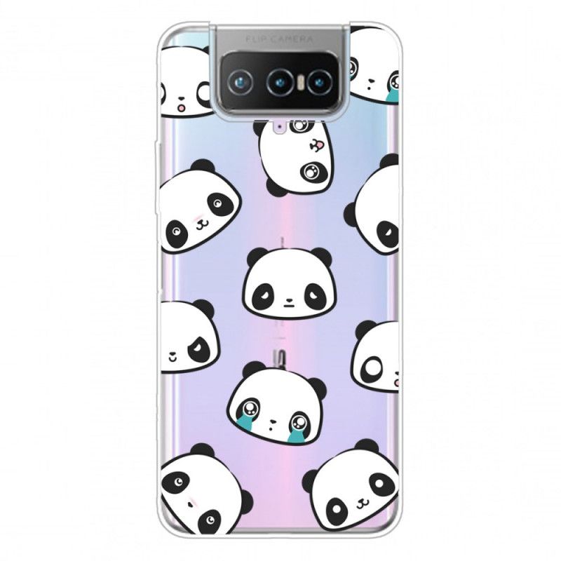 Coque Asus Zenfone 7 / 7pro Pandas Sentimentaux