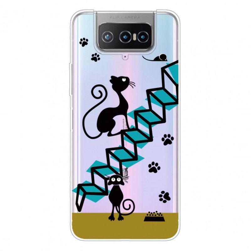 Coque Asus Zenfone 7 / 7 Pro Drôles De Chats