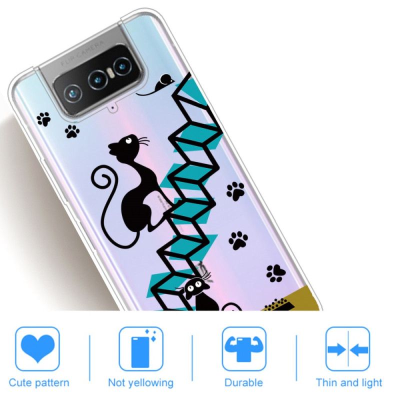 Coque Asus Zenfone 7 / 7 Pro Drôles De Chats