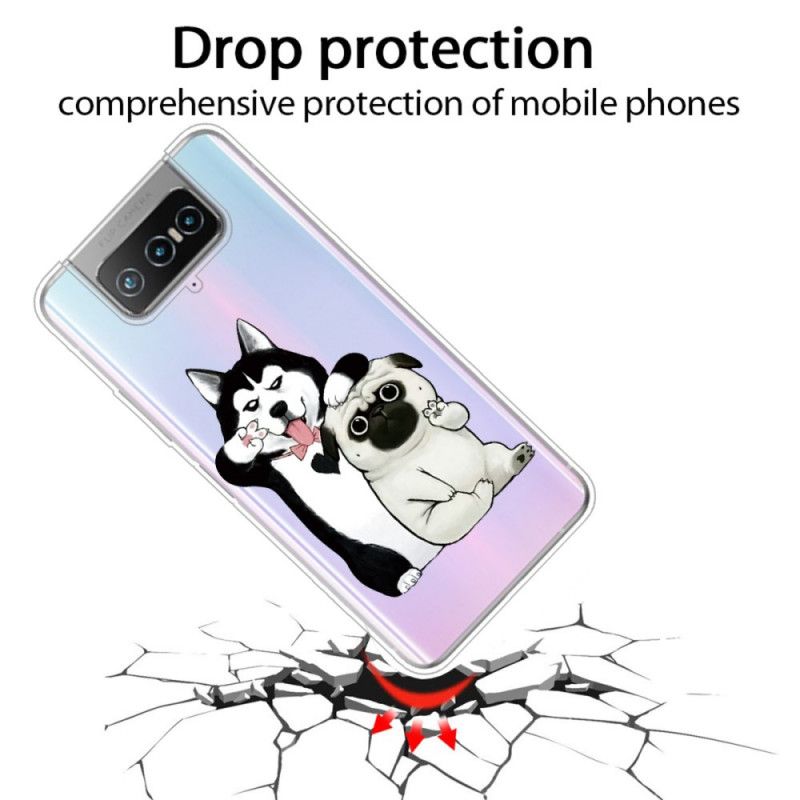 Coque Asus Zenfone 7 / 7 Pro Drôles De Chiens