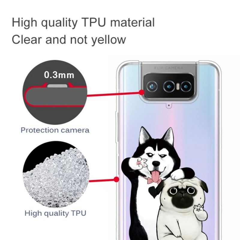 Coque Asus Zenfone 7 / 7 Pro Drôles De Chiens